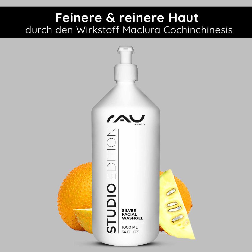 Rau Cosmetics Silver Facial Washgel 1000 ml Microsilber Waschgel Große Rabatte