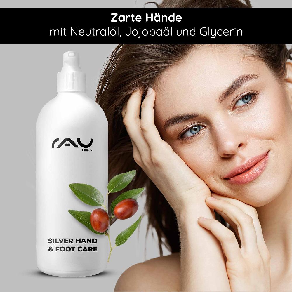 Rau Cosmetics Silver Hand & Foot Care 500 ml für Hand- & Fußcreme Bestseller