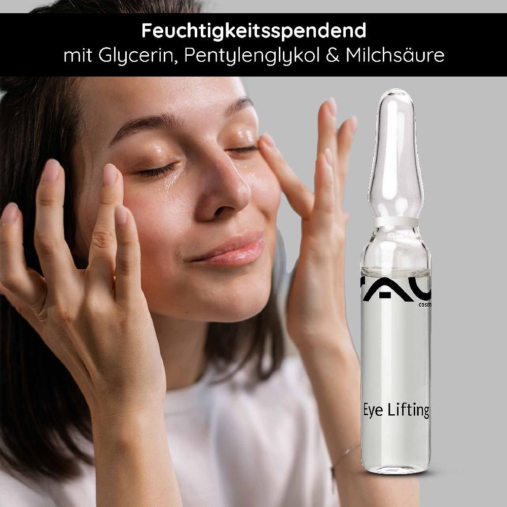 Rau Cosmetics Eye Lifting Ampullen 10x2 ml mit Eyeseryl & Panthenol Kostenlose Rückgabe