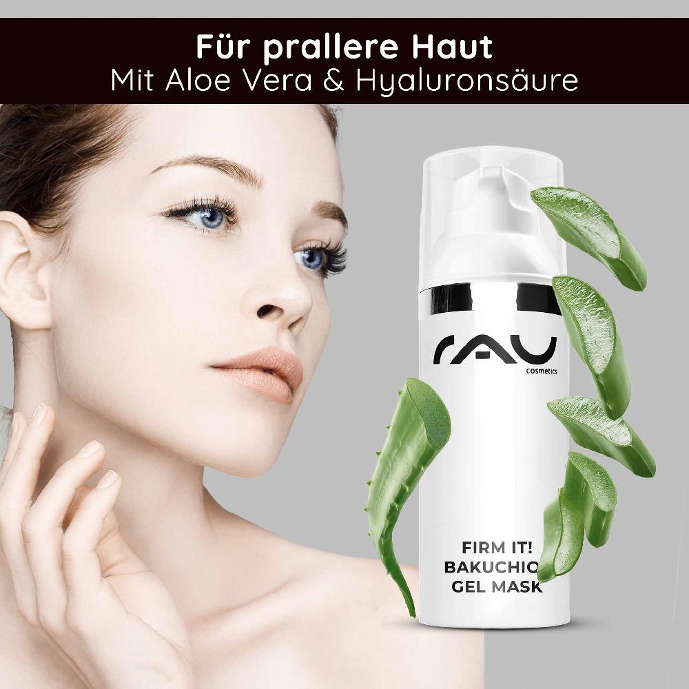 Rau Cosmetics Firm it Bakuchiol Gel Mask 50 ml Anti-Aging Gelmaske Begrenzte Freigabe