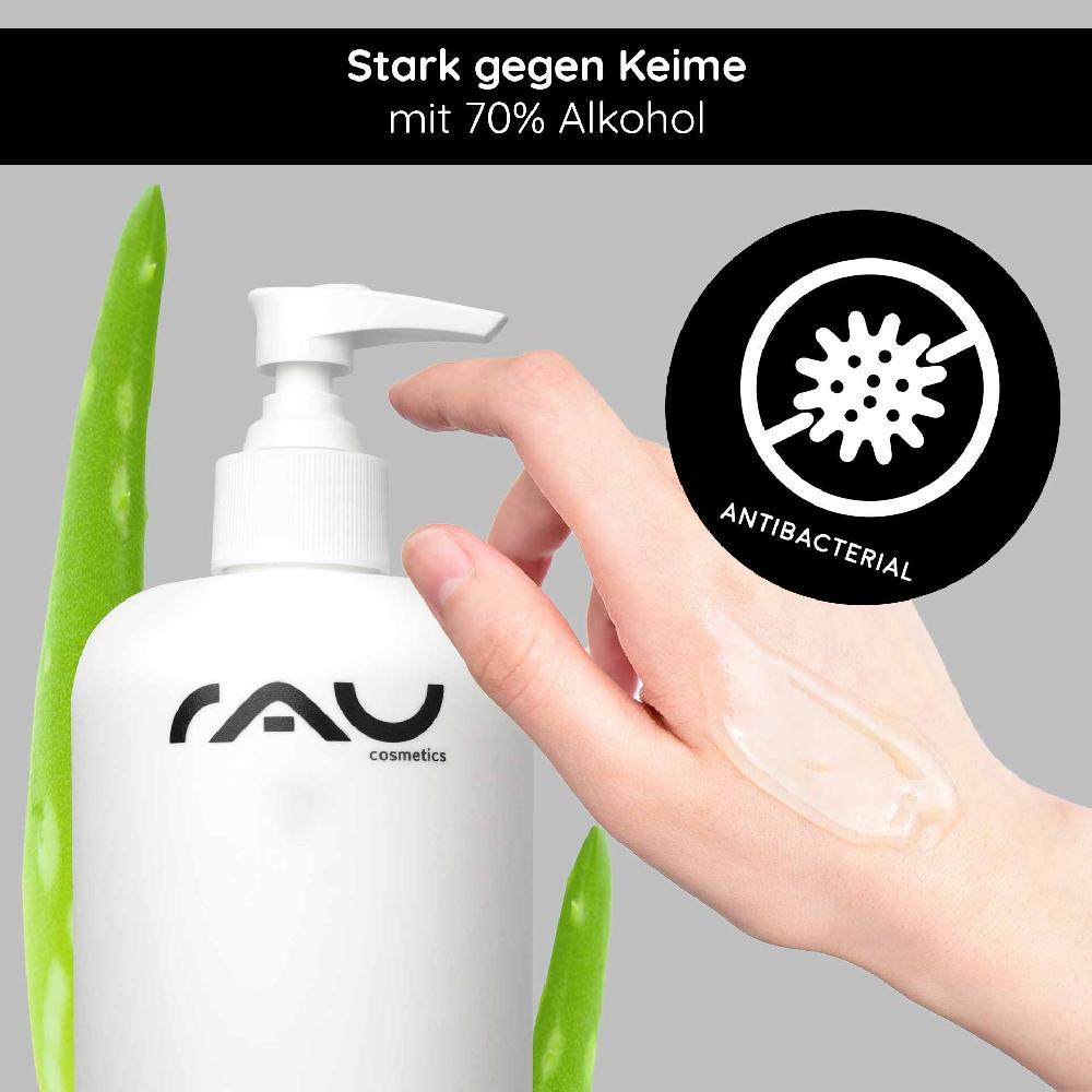 Rau Cosmetics Hand Care Cleansing Gel 500 ml Desinfektion & Pflege Super Rabatt