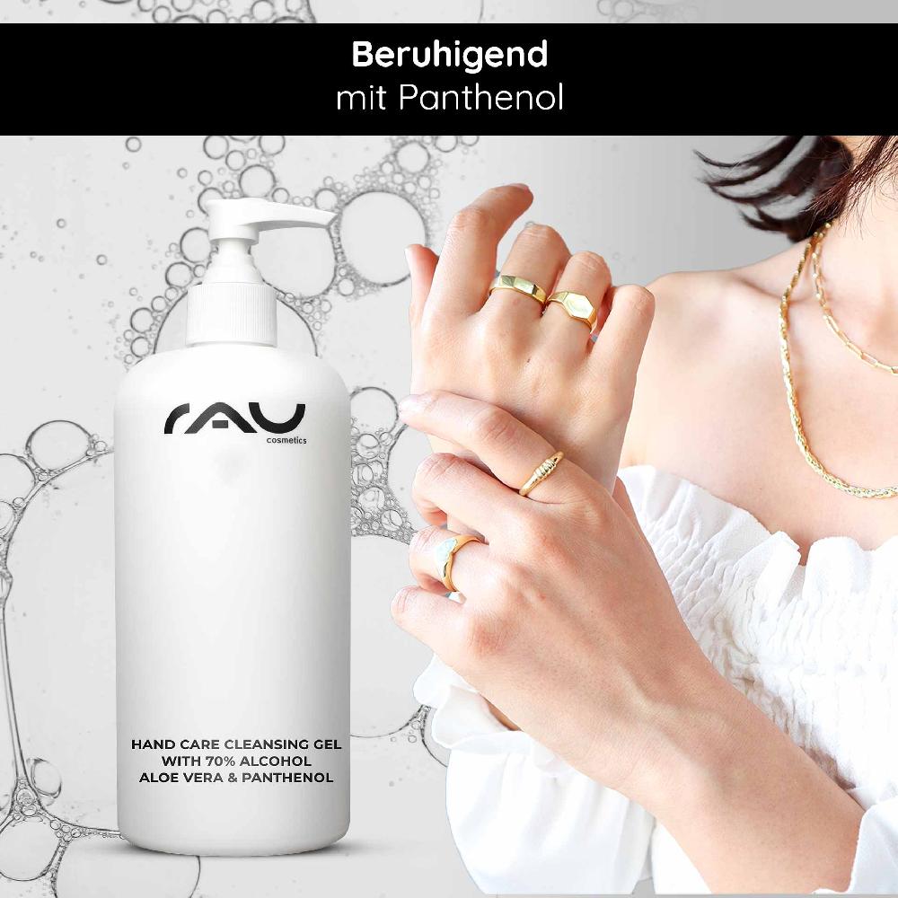 Rau Cosmetics Hand Care Cleansing Gel 500 ml Desinfektion & Pflege Super Rabatt