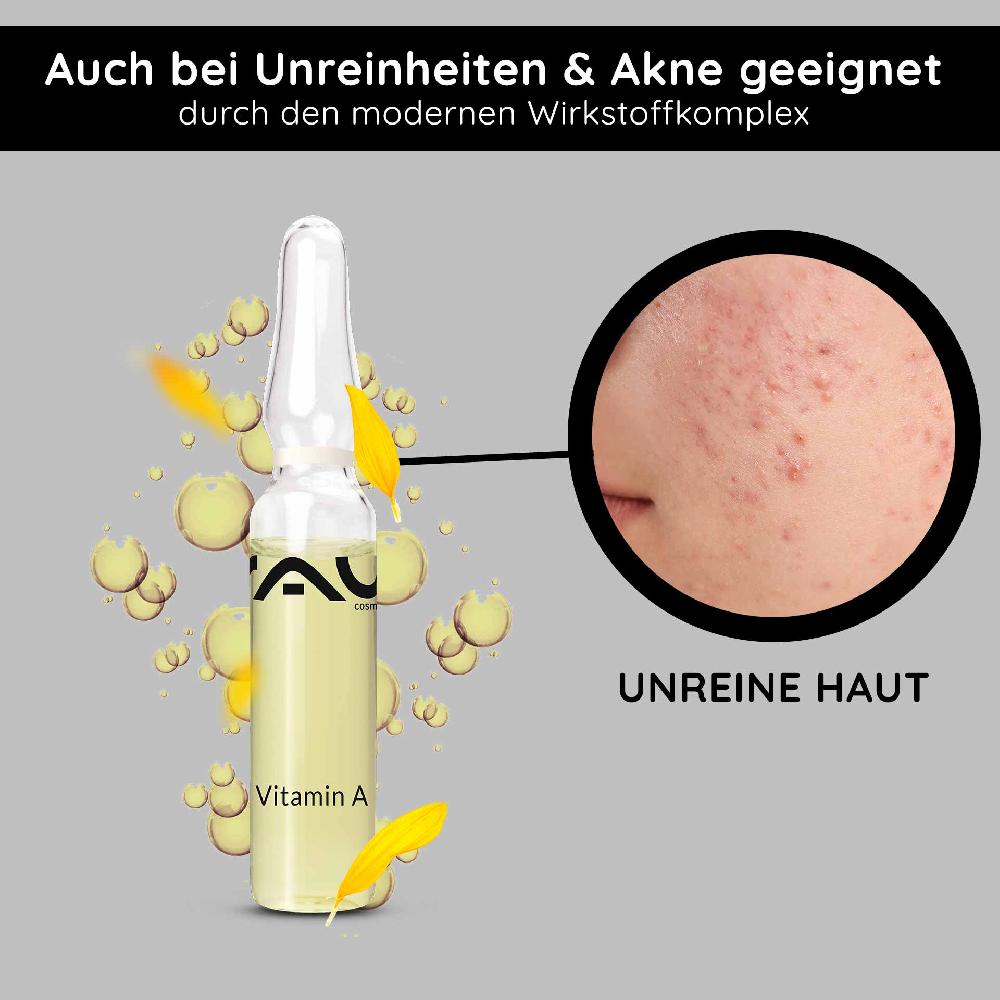 Rau Cosmetics Vitamin A Ampullen 14x2 ml Retinol Serum bei trockener Haut Fabrikladen