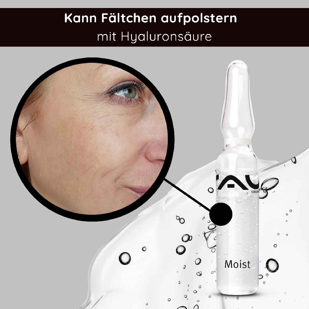 Rau Cosmetics Moist Ampullen 10x2 ml mit Hydrolite & Hyaluron zollfrei